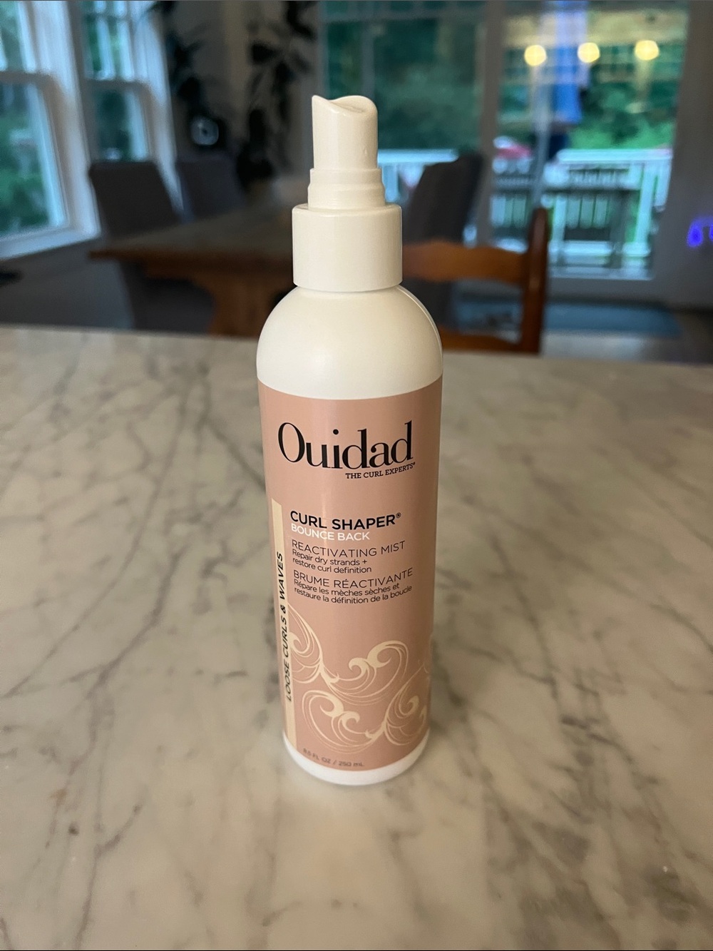 Ouidad Curl Shaper Bounce Back Reactivating Mist — Rose Pink